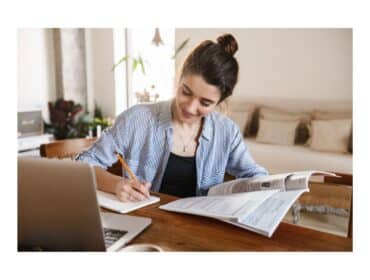 Student using Prep Pool as an online exam helper for test preparation