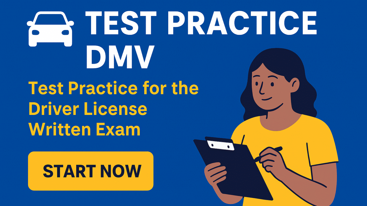 DMV test confidence with comprehensive online practice. Access realistic quizzes for traffic rules, road signs, and safe driving. Start your test practice DMV, driving, and driver license preparation today