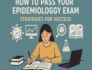 Epidemiology exam study strategies comparison table highlighting effectiveness of methods including passive reading, flashcards, mock tests, group discussions, and case studies.