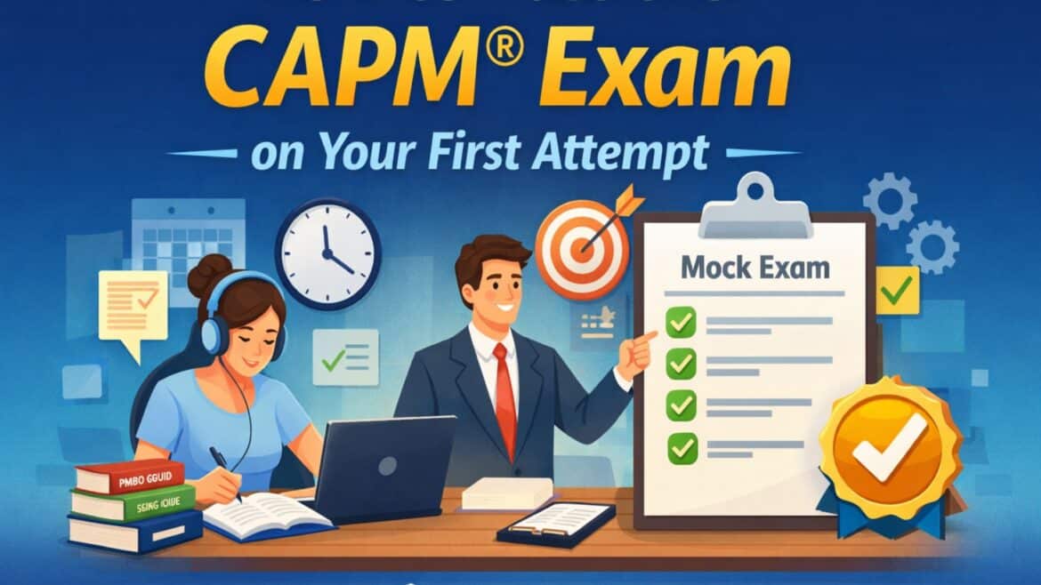 How to pass the CAPM exam on first attempt – study strategy and mock exam preparation