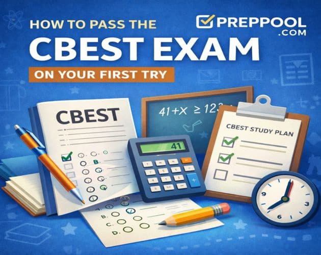 How to pass the CBEST exam on your first try with a structured study plan and practice questions