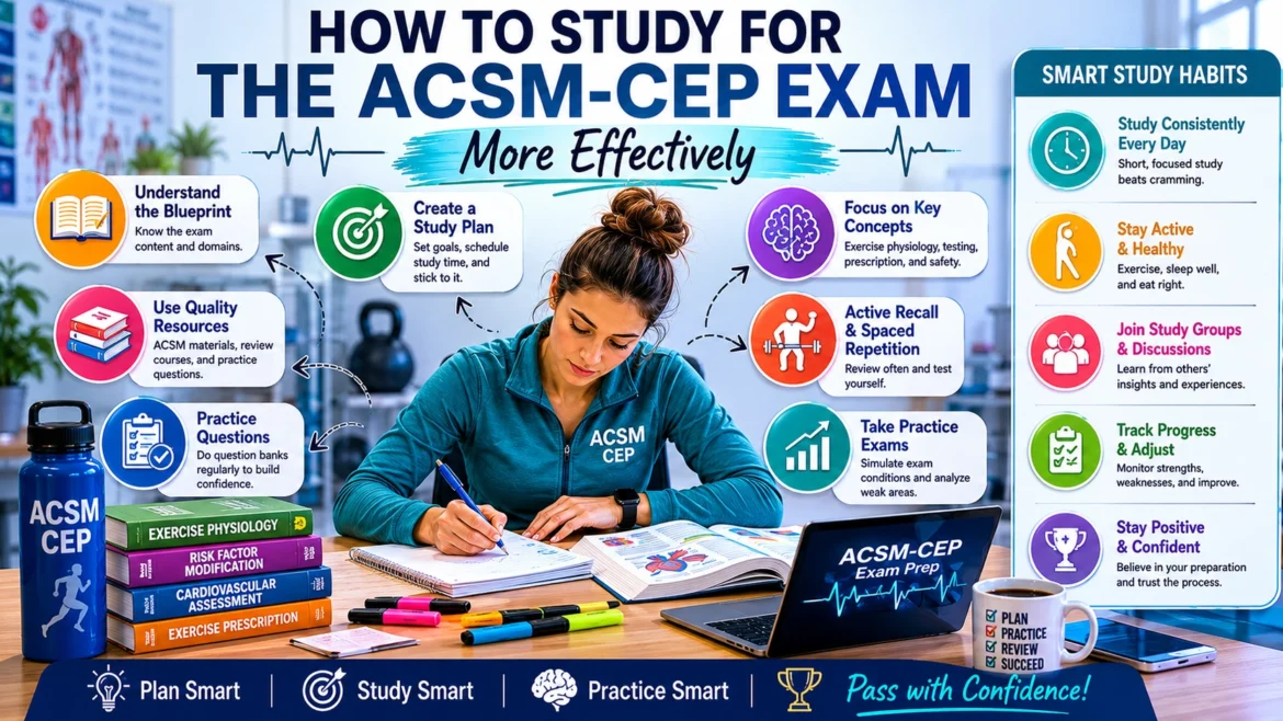 ting effective study strategies, exam preparation techniques, and fitness certification success tips.