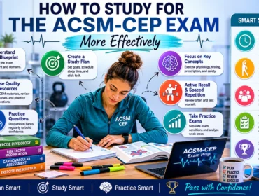 ting effective study strategies, exam preparation techniques, and fitness certification success tips.