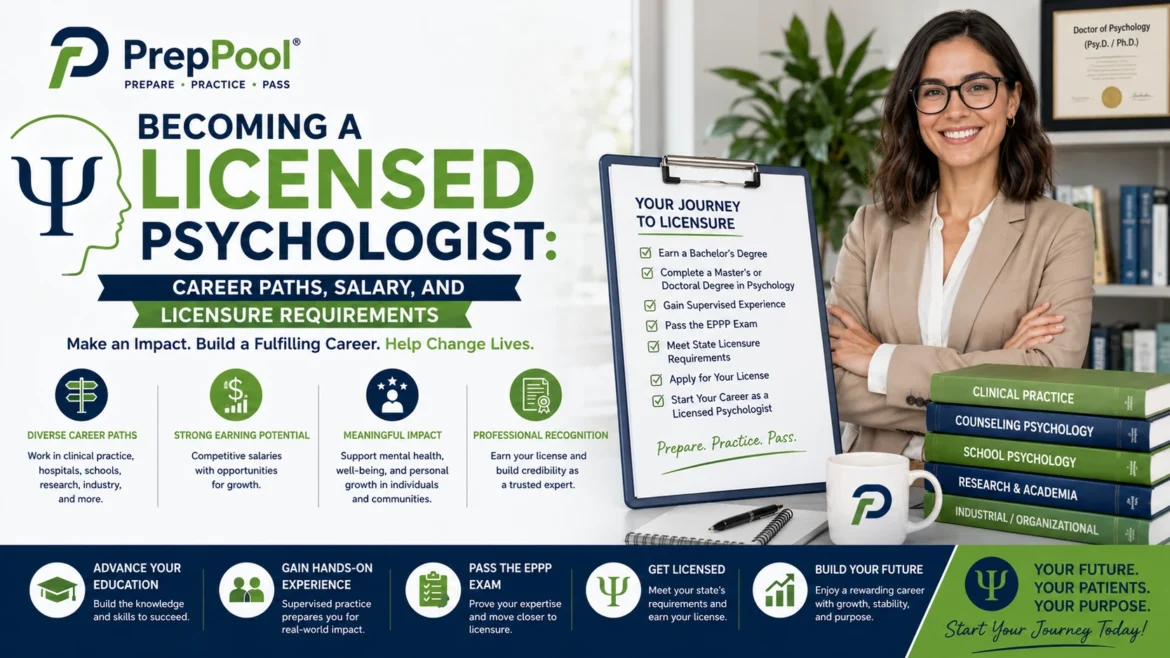 Licensed psychologist career paths, salary, and licensure requirements.